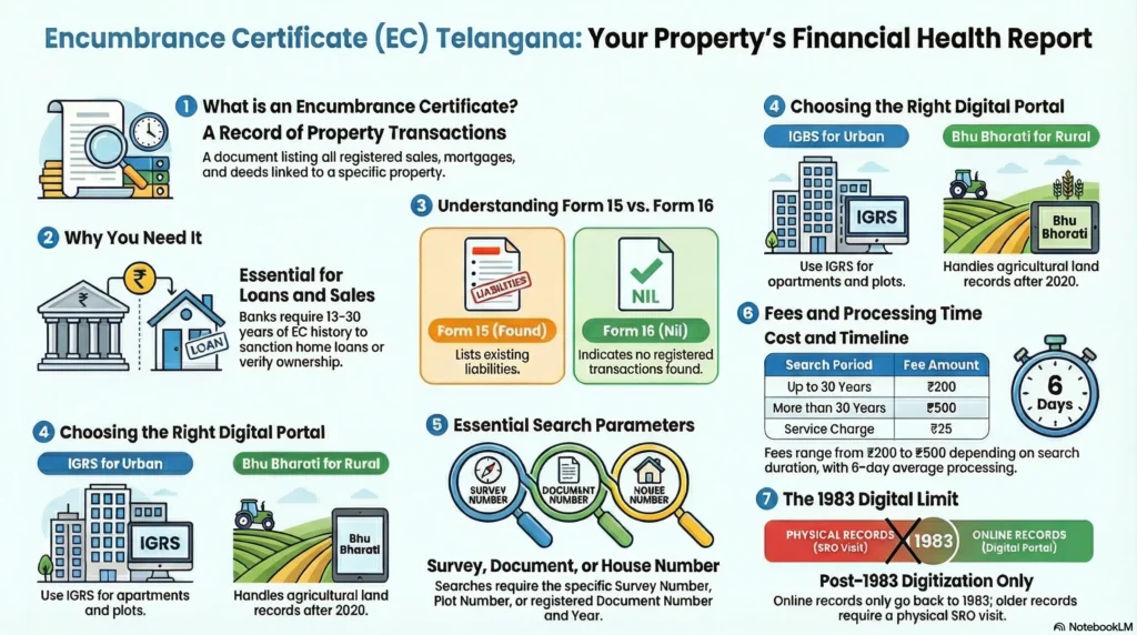 encumbrance certificate telangana