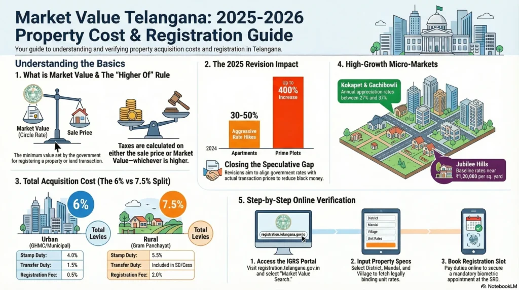 market value telangana