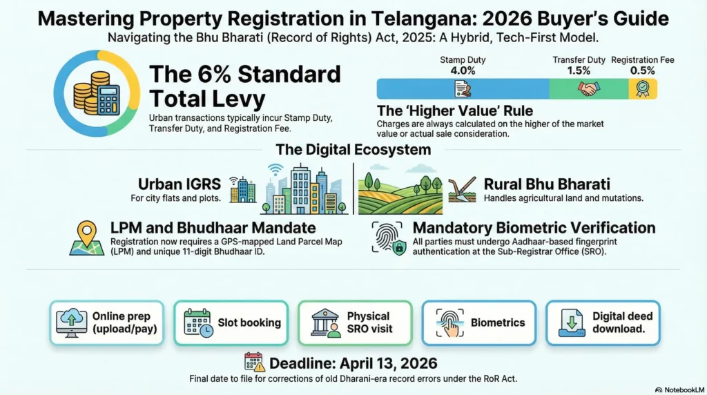 Stamp Duty and Registration Charges in Telangana
